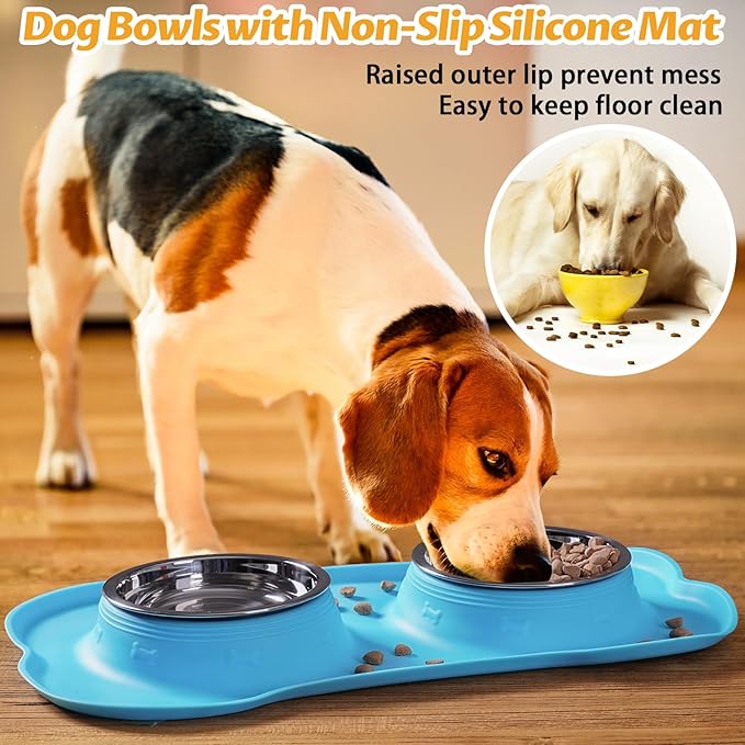 Hubulk Pet Dog Bowls 2 Stainless Steel Dog Bowl - Image 6