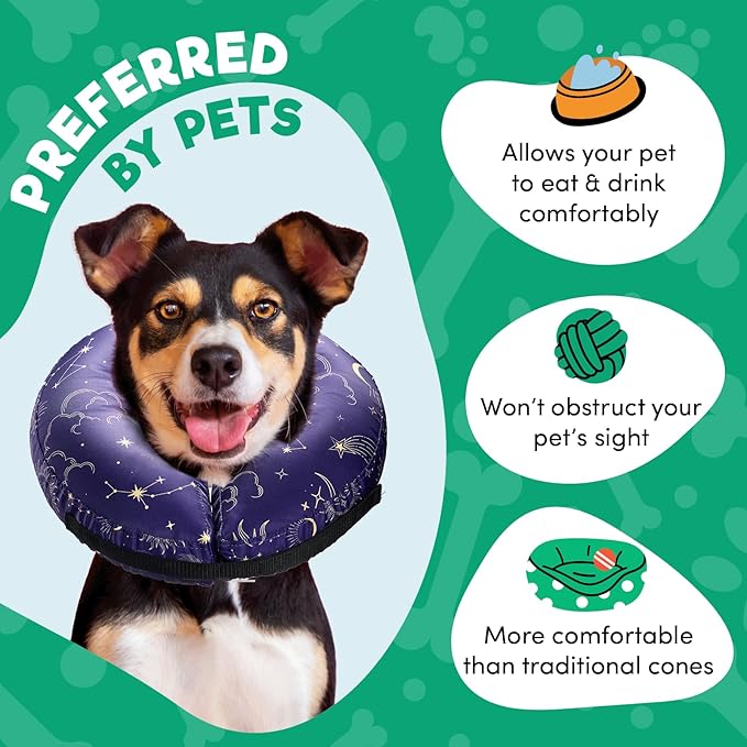 BENCMATE Inflatable Dog Cone Collar Alternative, Soft Dog Cone - Image 3