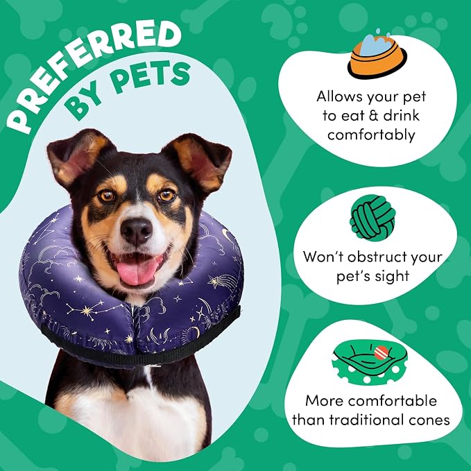 BENCMATE Inflatable Dog Cone Collar Alternative, Soft Dog Cone - Image 3