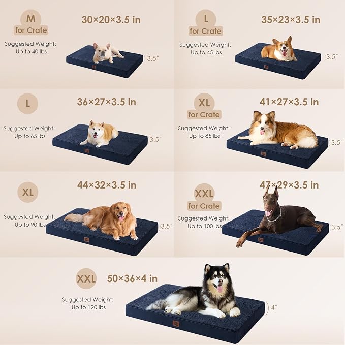 EHEYCIGA Orthopedic Dog Beds for Large Dogs - Image 4