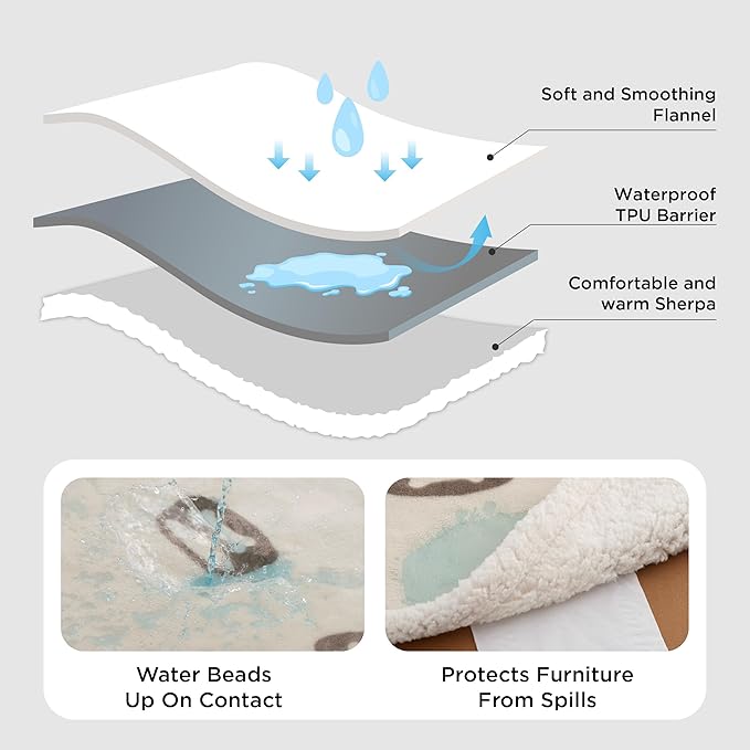 Bedsure Waterproof Blanket for Bed - Image 3