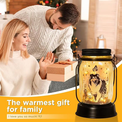 kyoryuger Sheltie Gifts for Women/Men Sheltie Solar Lanterns Dog Mom Birthday - Image 4