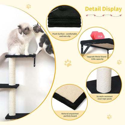 Modern Wall-Mounted Cat Furniture - Image 3