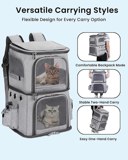 Double-Compartment Pet Carrier Backpack - Image 5