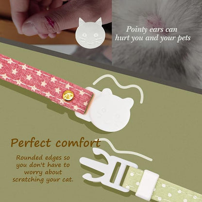 2 Pack Cotton Breakaway Cat Collar - Image 8