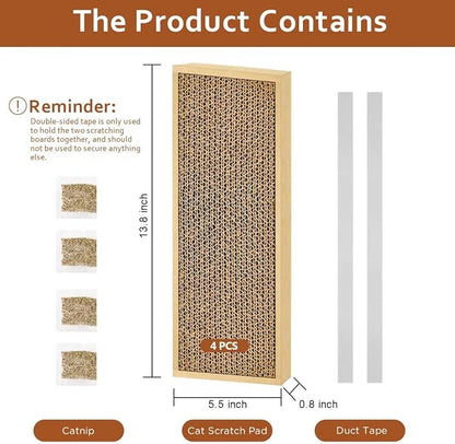 HappyFree SX Double-Sided Cat Scratch Pad: Premium Indoor Cat Scratcher - Image 2