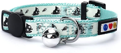 Pawtitas Glow in The Dark Cat Collar by Pawtitas