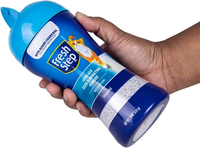 Fresh Step Litter Box Charcoal Odor Eliminator Powder, Cat Litter Deodorizer - Image 5