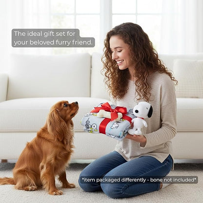 Peanuts Snoopy Pet Throw & Pet Pillow Set - 40in x 50in Super Soft Cozy Throw - Image 7