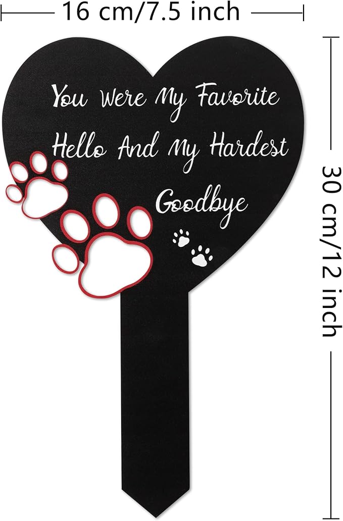 BUoonyer Pet Memorial Graves Markers - Image 2