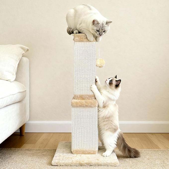 AGYM Cat Scratching Post for Large Cats, Cat Scratcher for Indoor Cats Adults - Image 8