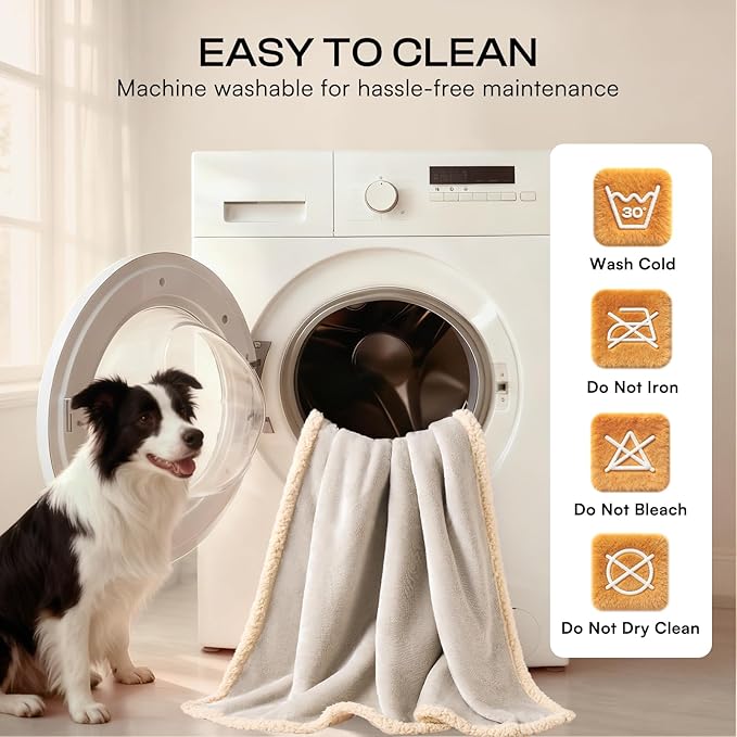 Luciphia Waterproof Pet Blankets, Liquid Pee Proof Dog Blanket - Image 8