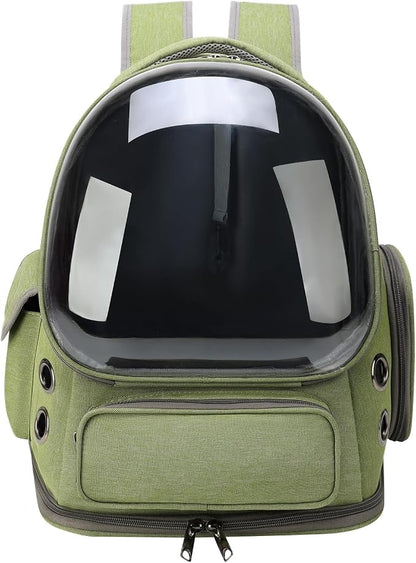 Cat Backpack Carrier for Cats and Small Dogs, Breathable Cat Bubble Backpack by GixDix