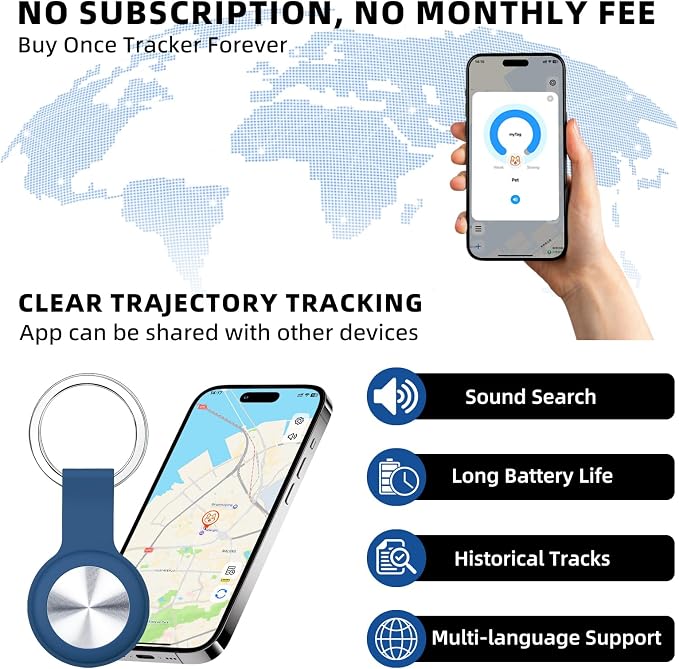 Tracker for Pets and Vehicles, Smart Dog and Cat Tracker Fits - Image 3