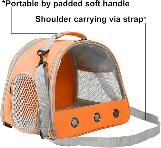 Rabbit Travel Carrier, Lizards Carrier, Small Animal Travel Bag - Image 3