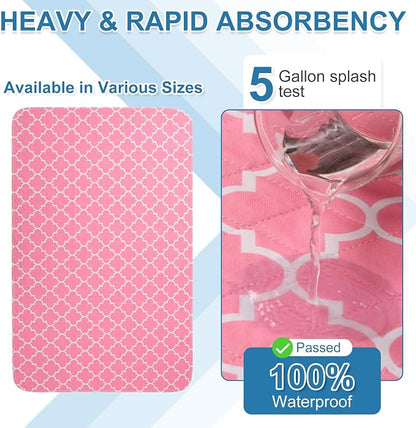 OUTCREATOR® Washable Bed Pads 34" x 56", Incontinence Mattress Protector - Image 2