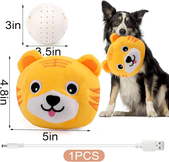 BABORUI Interactive Dog Toys Tiger, Jumping Squeaky Dog Toys - Image 5