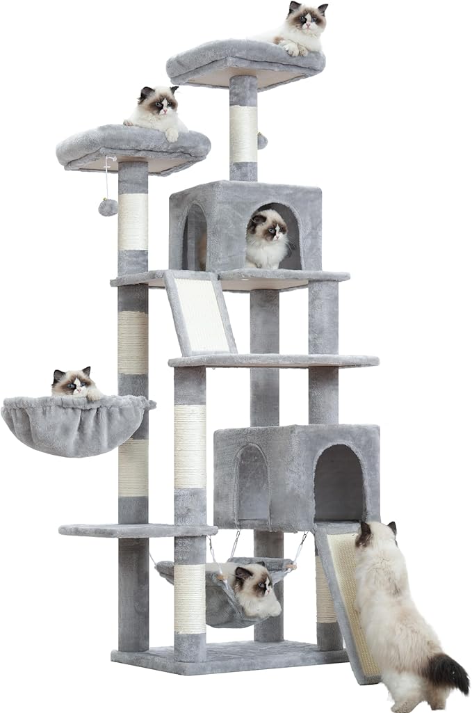 Cat Tree for Indoor Cats, Sturdy Cat Tree House - Image 9