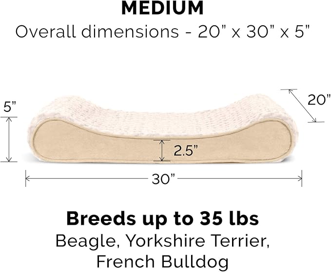 Furhaven Replacement Dog Bed Cover Ultra Plush Faux Fur & Suede Contour Luxe - Image 3