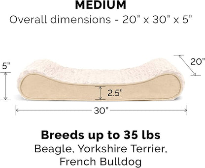 Furhaven Replacement Dog Bed Cover Ultra Plush Faux Fur & Suede Contour Luxe - Image 3