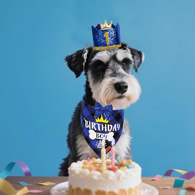 ADOGGYGO Dog Birthday Hat Bandana - Image 2