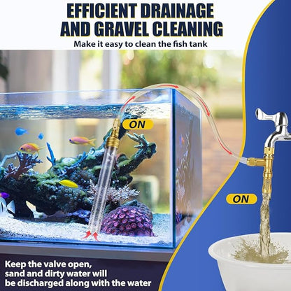 GADFISH Gravel Vacuum for Aquarium Water Changer Fish Tank Cleaning Tools - Image 6
