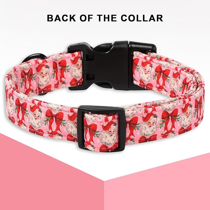 Unique Style Paws Christmas Dog Collar, Lightweight & Adjustable Pet Collar - Image 2