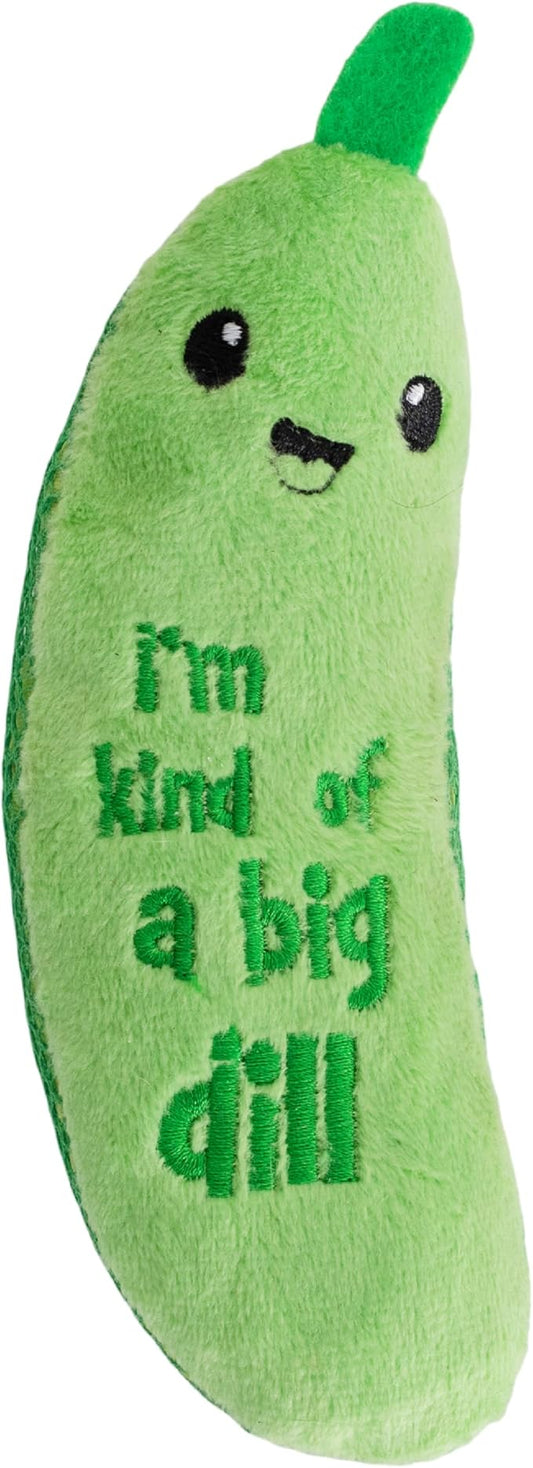 Catstages Crunchy Pickle Kicker Cat Toy – Plush Crinkle Toy by Catstages