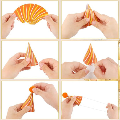 10 PCS Colorful Mini Party Hats - Image 9