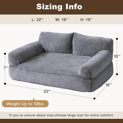 Cat Beds for Indoor Cats, Cat Couch Bed, Cute Cats Sofas for Pets, Small Dog - Image 3