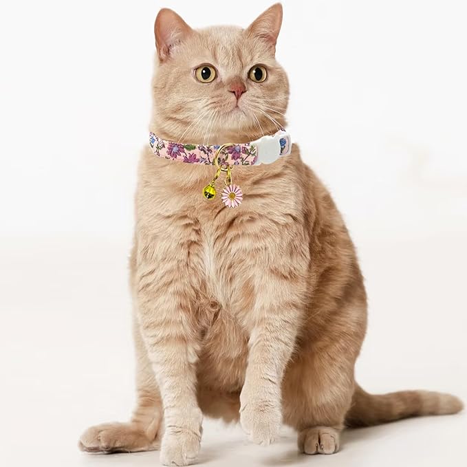 2 Pack Cotton Breakaway Cat Collars Set - Image 5