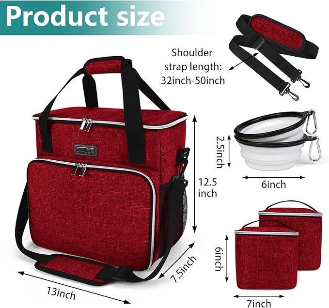 BAGLHER Dog Travel Bag, Pet Travel Bag, - Image 3