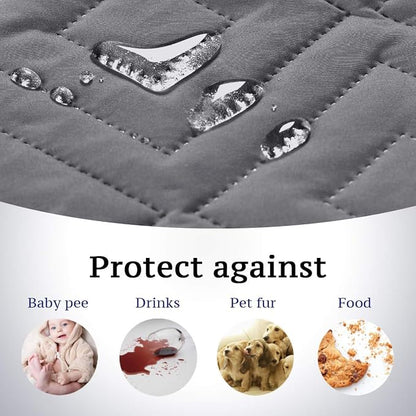 H.VERSAILTEX Futon Cover Reversible Sofa Slipcover Furniture Protector Water - Image 3