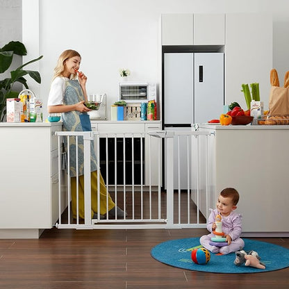 Mumeasy Baby Gate Extra Wide, 29.5"- 51.5" Pressure Mounted Dog Gate - Image 4