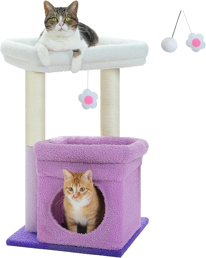 PEQULTI Cat Tree Flower Cat Tower by PEQULTI