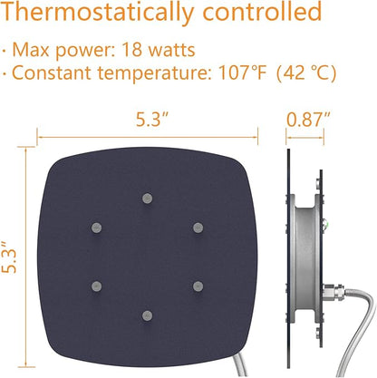 Bird Heater, Thermostatical Bird Warmer - Image 3