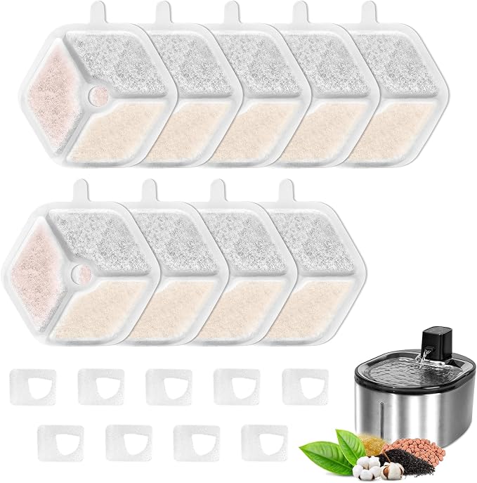 Pet Water Fountain Filters Replacement by Redoso