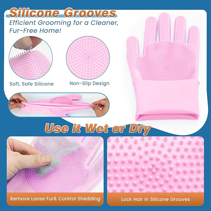 7-Piece Pet Grooming Kit with Storage Bag | Portable Bathing Set - Image 4