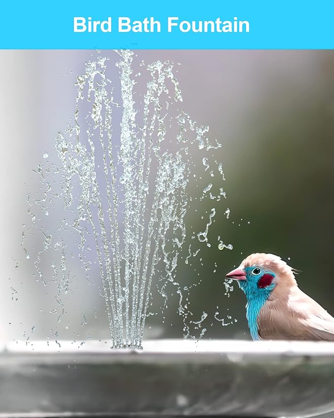 Biling Solar Water Pump for Bird Bath, 6.5W Solar Panel Kit Outdoor Solar - Image 7