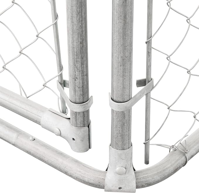 PawHut Outdoor Dog Kennel, Heavy Duty Dog Run Outdoor Fence - Image 9
