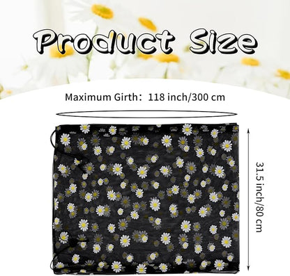 Daoeny Bird Cage Seed Catcher, Large Bird Cage Cover, Adjustable Soft Airy - Image 3