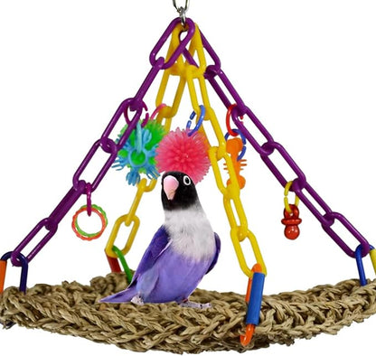 Super Bird Creations SB747 Mini Flying Trapeze Bird Toy, Small Bird Size by SuperBirdCreations