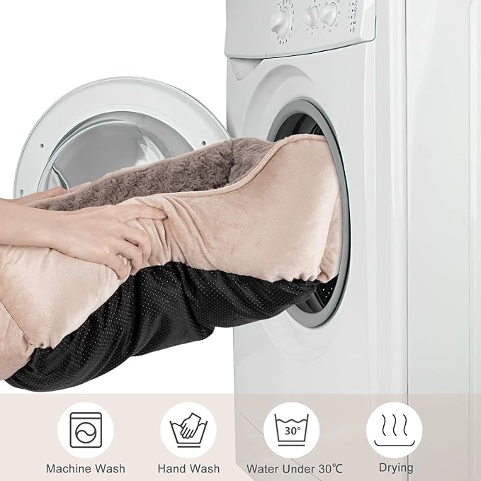 JOEJOY Rectangle Dog Bed for Large Medium Small Dogs Machine Washable Sleeping - Image 6
