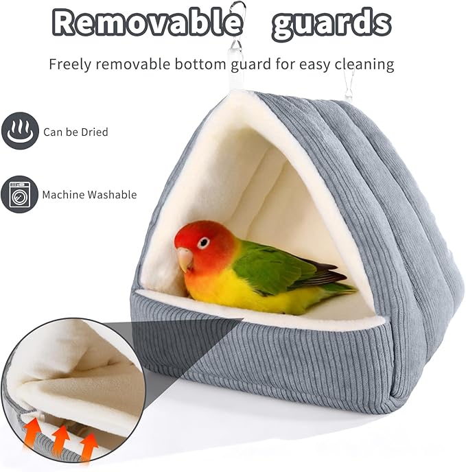 Small Winter Warm Bird Bed for Cage - Image 4