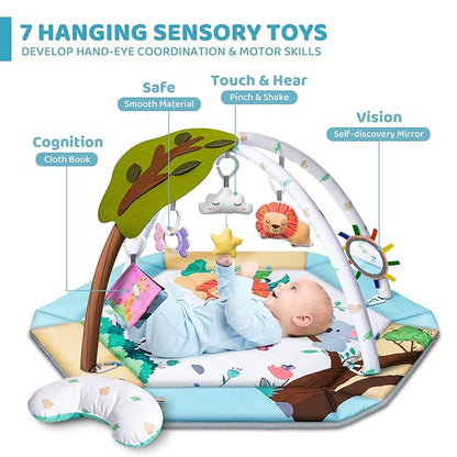 Baby Gym Play Mat, 8-in-1 Tummy Time Mat & Ball Pit - Image 2