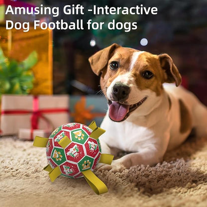 QDAN Christmas Dog Toys: Dog Soccer Ball - Image 6