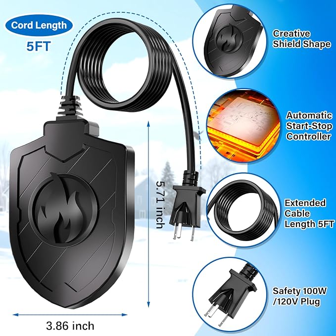 100W Bird Bath Heater, Birdbath Heaters - Image 4