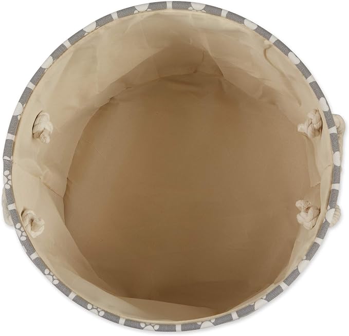 Bone Dry Pet Storage Collection Lattice Paw Print, Small Round - Image 3