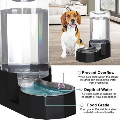 Sfozstra Large Dog Water Dispenser: 8L Large Capacity Gravity Water Feeder - Image 4