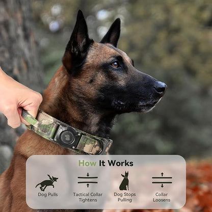 2026 Upgrade Waterproof AirTag Dog Collar, Military Tactical Dog Collar - Image 6